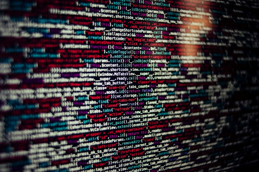 software code on screen