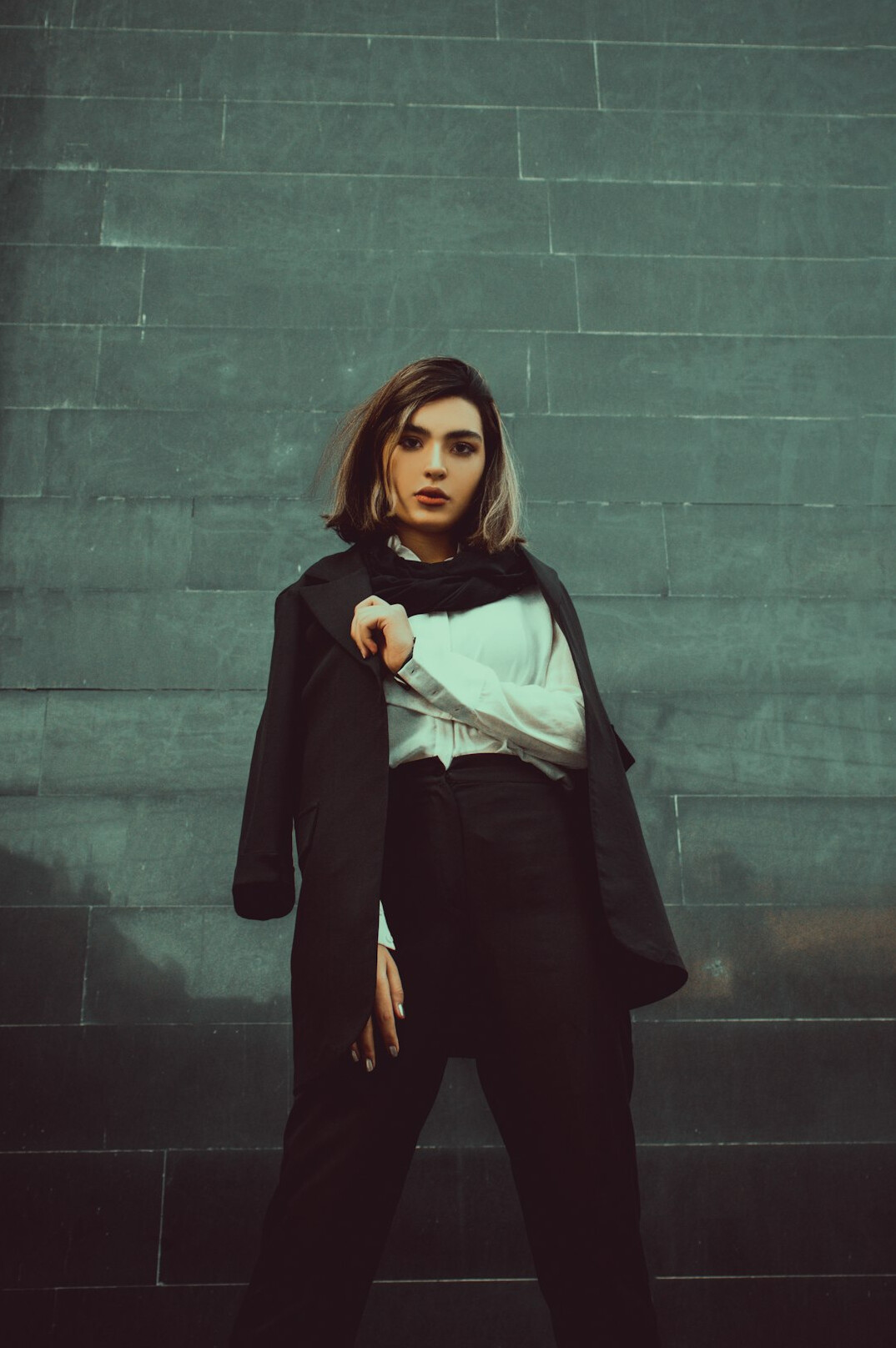 Portrait of a professional woman in a blazer