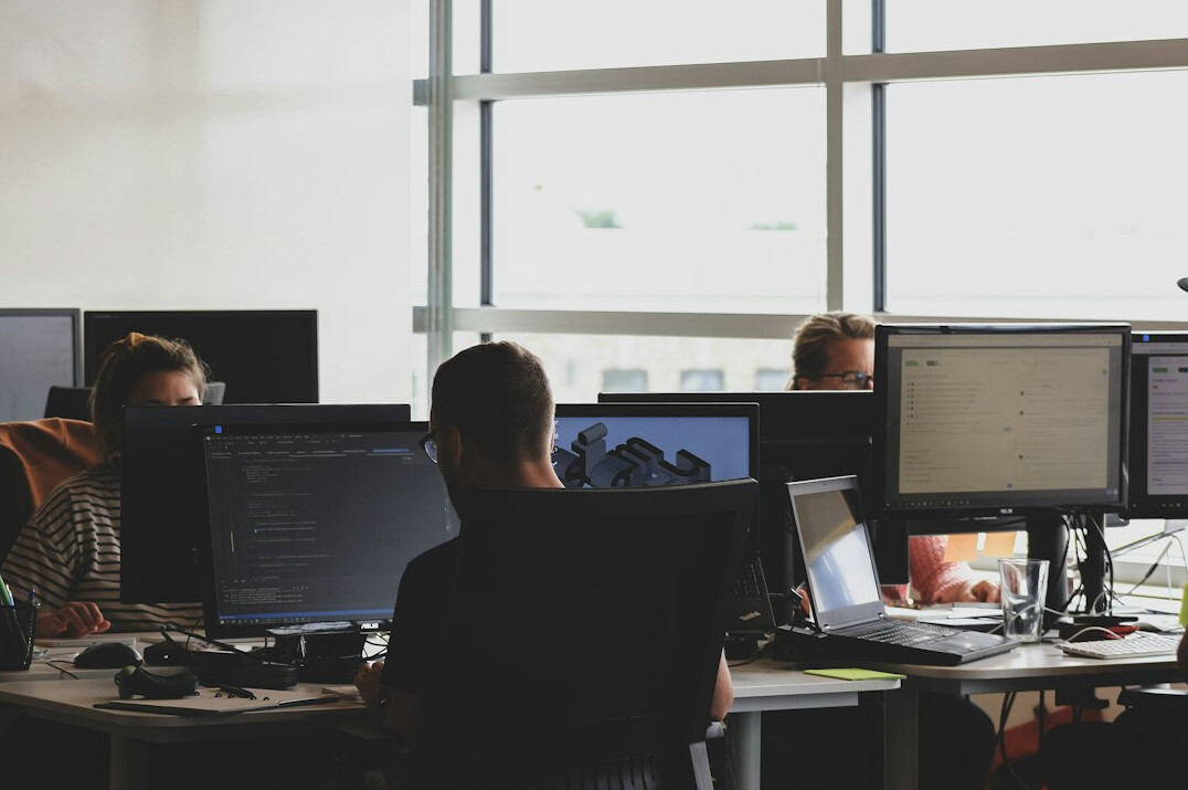 software developer coding